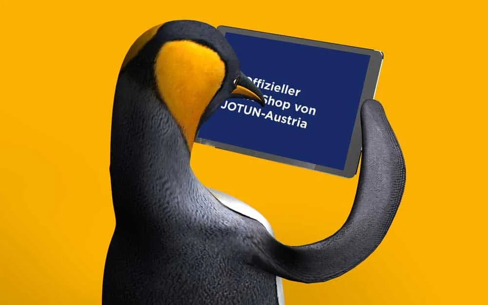 JOTUN Pinguin mit Tablet: Offizieller Shop von JOTUN Austria